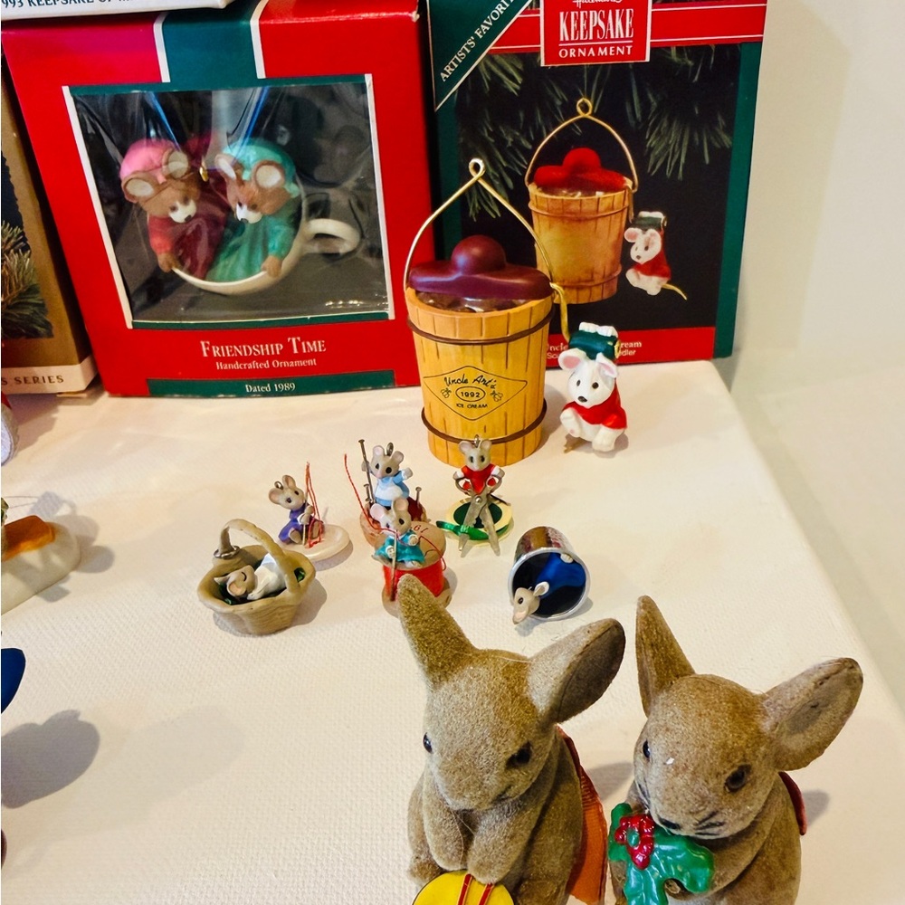 VTG Bundle Mouse Mice Ornaments - Picture 2 of 9